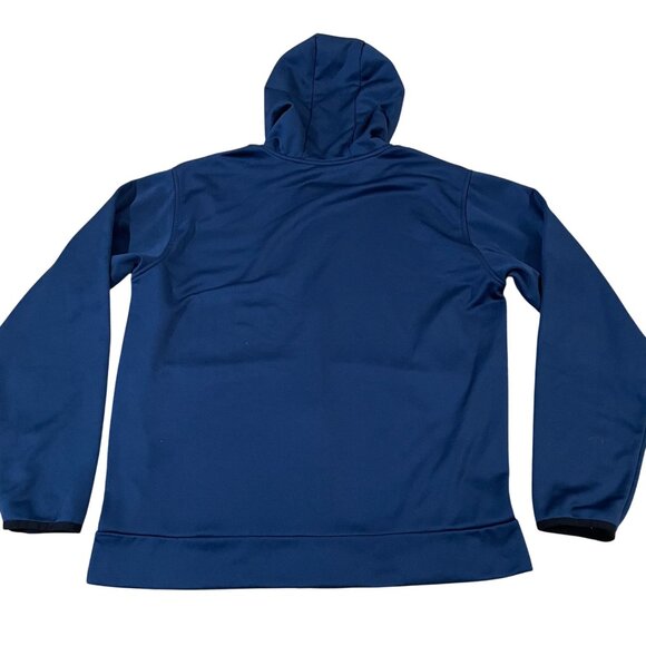 Under Armour Full Zip Hoodie Track Jacket Men's Size Medium Blue Loose Fit - Picture 5 of 5